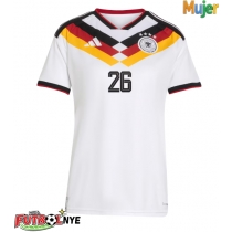 Camiseta Alemania Deniz Undav #26 Primera Equipación para mujer Mundial 2026 manga corta